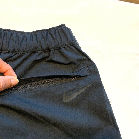 Nike Hypershield Waterproof Golf Pants Womens XS Rain Lined Ankle Zip Black NEW - Picture 9 of 12